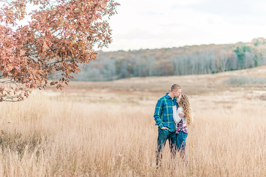 Joel & Jessica | Syria, Virginia Skyline Drive Mountain Fall Engagement Photographer