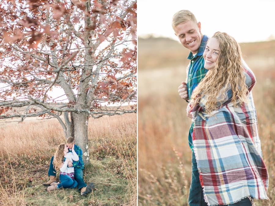 Joel & Jessica | Syria, Virginia Skyline Drive Mountain Fall Engagement Photographer