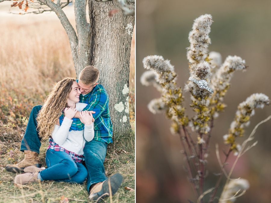 Joel & Jessica | Syria, Virginia Skyline Drive Mountain Fall Engagement Photographer