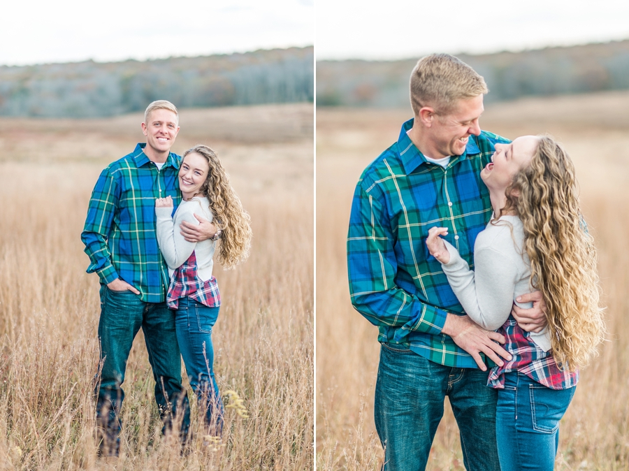 Joel & Jessica | Syria, Virginia Skyline Drive Mountain Fall Engagement Photographer