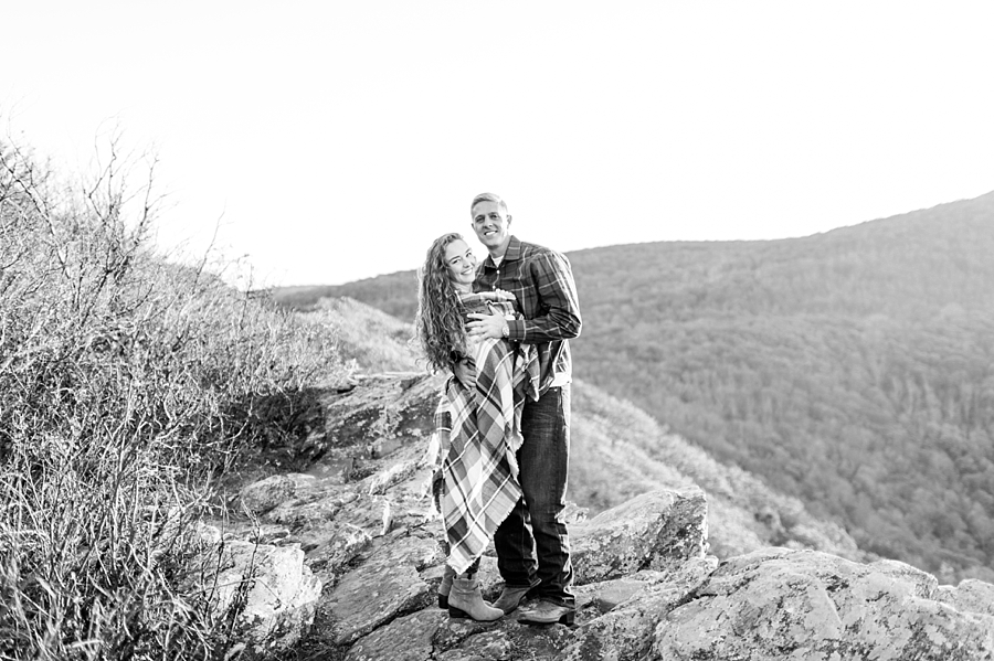 Joel & Jessica | Syria, Virginia Skyline Drive Mountain Fall Engagement Photographer