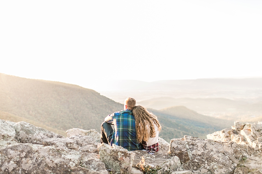 Joel & Jessica | Syria, Virginia Skyline Drive Mountain Fall Engagement Photographer