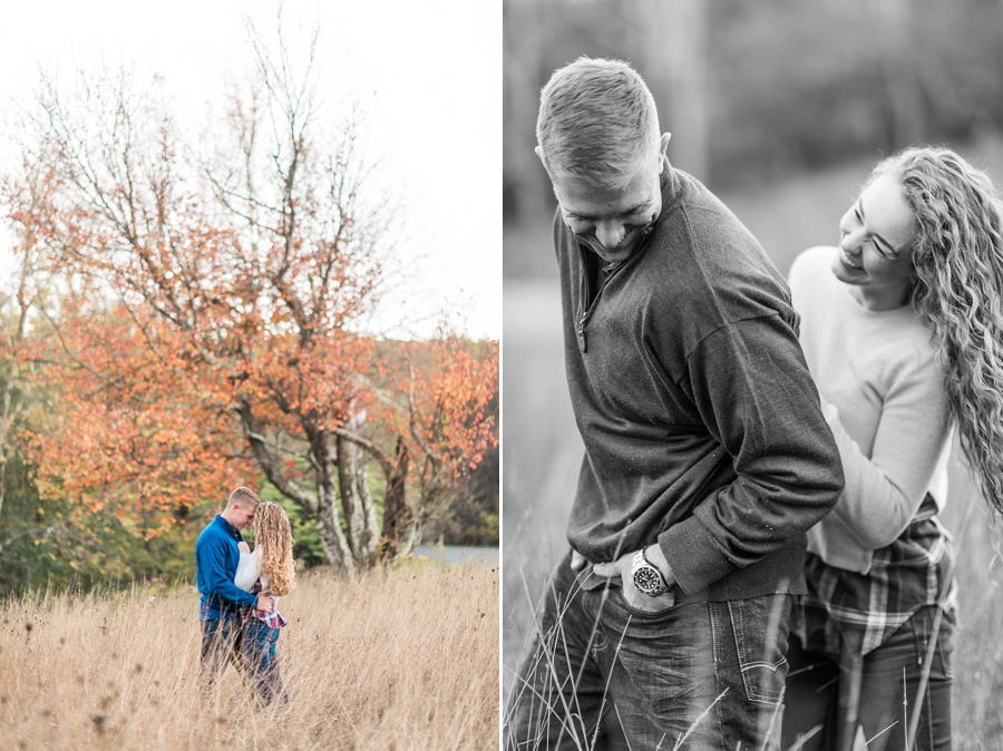 Joel & Jessica | Syria, Virginia Skyline Drive Mountain Fall Engagement Photographer