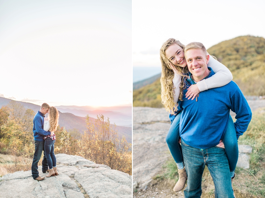 Joel & Jessica | Syria, Virginia Skyline Drive Mountain Fall Engagement Photographer