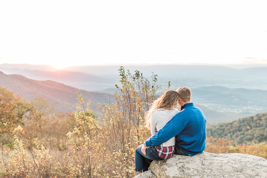 Joel & Jessica | Syria, Virginia Skyline Drive Mountain Fall Engagement Photographer