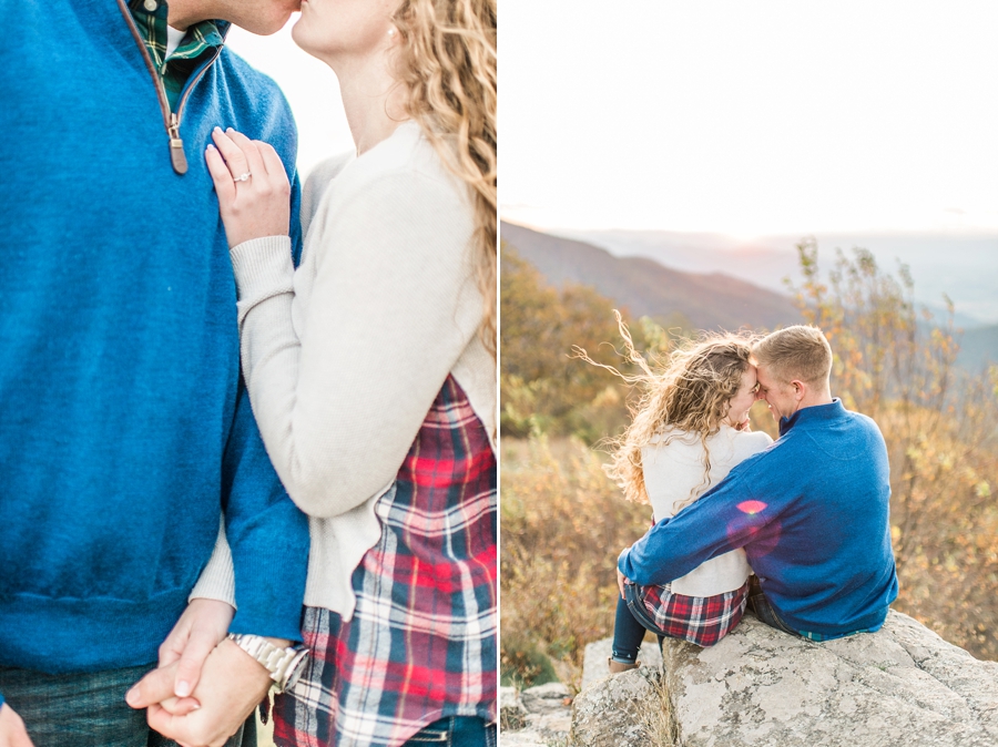 Joel & Jessica | Syria, Virginia Skyline Drive Mountain Fall Engagement Photographer