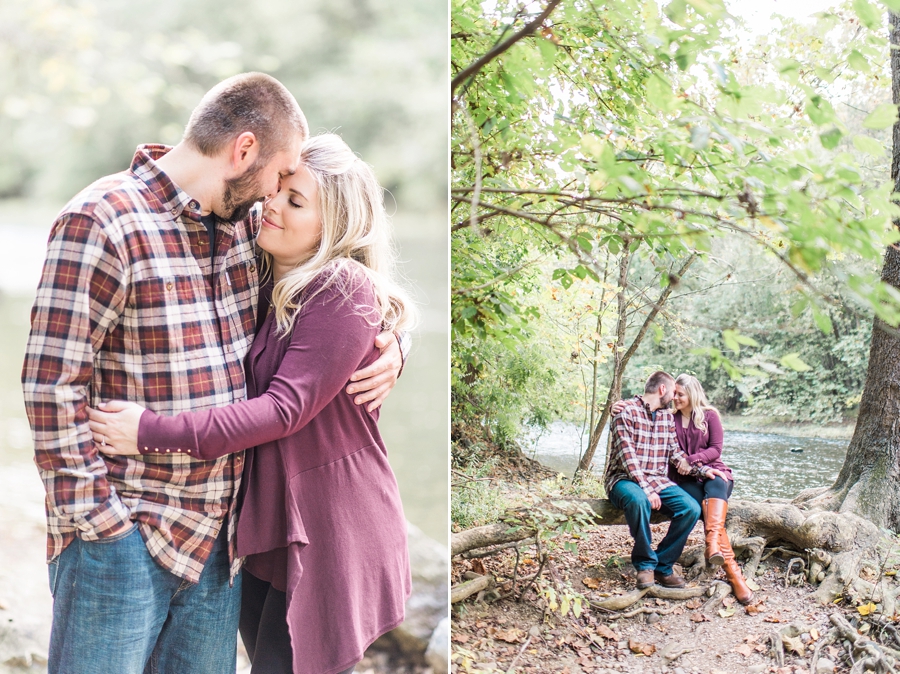 Lee & Brittany | Meems Bottom Covered Bridge, Woodstock, Virginia Fall Engagement Photographer