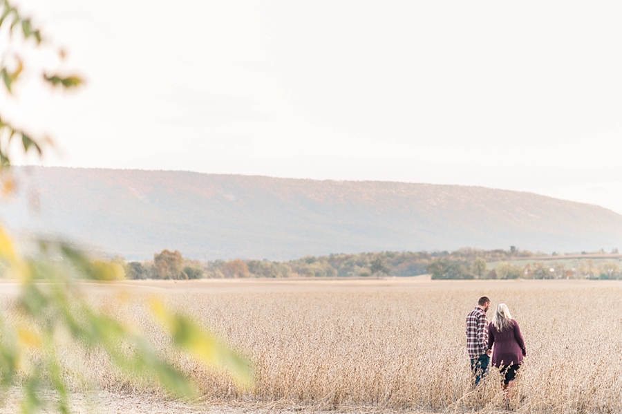 Lee & Brittany | Meems Bottom Covered Bridge, Woodstock, Virginia Fall Engagement Photographer