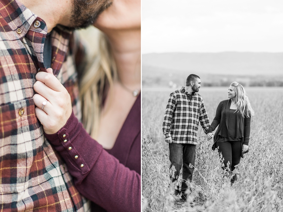 Lee & Brittany | Meems Bottom Covered Bridge, Woodstock, Virginia Fall Engagement Photographer