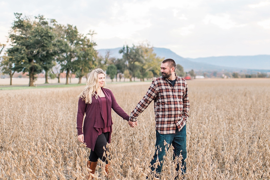 Lee & Brittany | Meems Bottom Covered Bridge, Woodstock, Virginia Fall Engagement Photographer