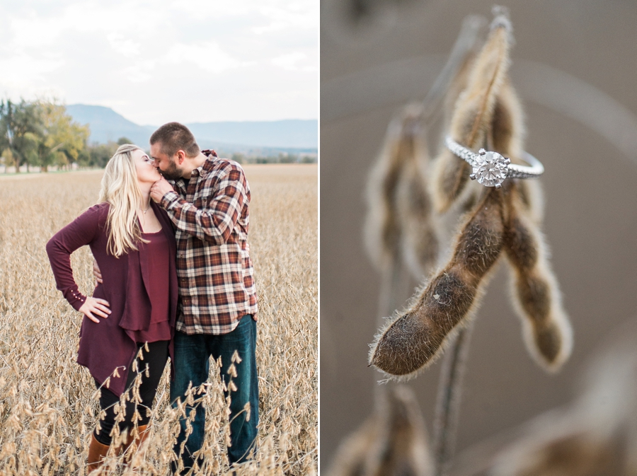 Lee & Brittany | Meems Bottom Covered Bridge, Woodstock, Virginia Fall Engagement Photographer