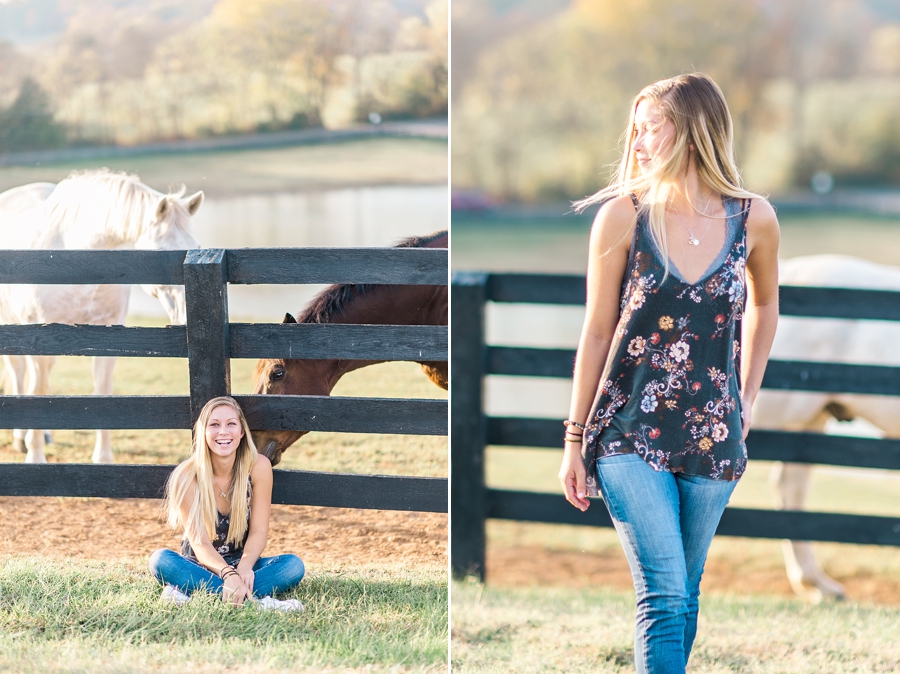 Amanda | Charlottesville, Virginia Horse Farm Senior Portrait Photographer