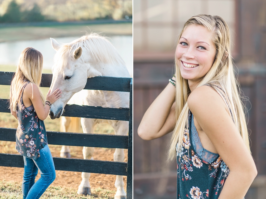 Amanda | Charlottesville, Virginia Horse Farm Senior Portrait Photographer