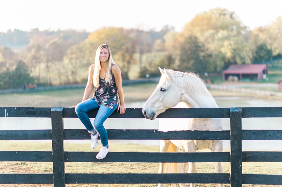 Amanda | Charlottesville, Virginia Horse Farm Senior Portrait Photographer