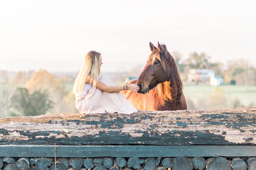 Amanda | Charlottesville, Virginia Horse Farm Senior Portrait Photographer