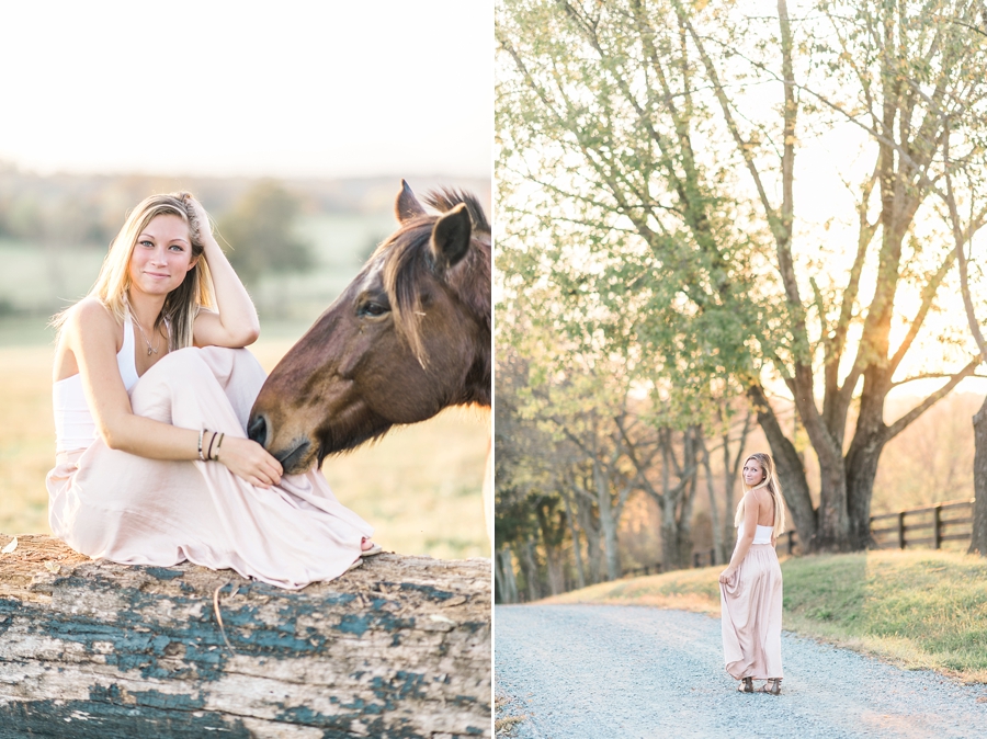 Amanda | Charlottesville, Virginia Horse Farm Senior Portrait Photographer