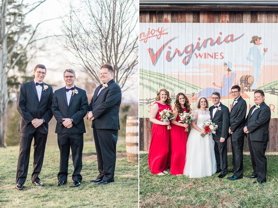 Jake and Meredith | A Virginia Winter Christmas Wedding at the Winery at Bull Run