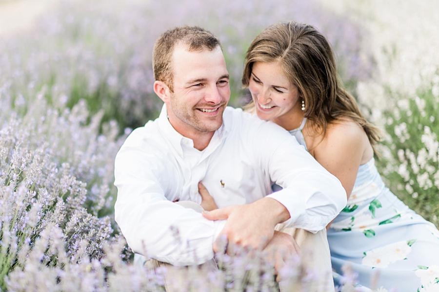 Travis & Amy | Soledo Lavender Farm, Maryland Engagement Photographer