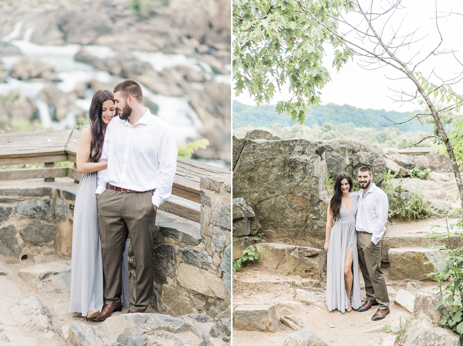 James & Emily | Great Falls National Park, Virginia Engagement Photographer