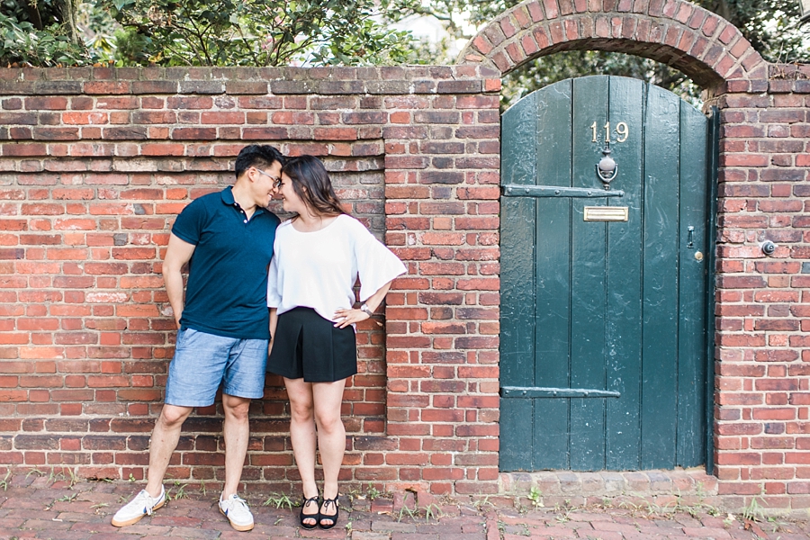 James & Michelle | Old Town Alexandria Engagement Photographer