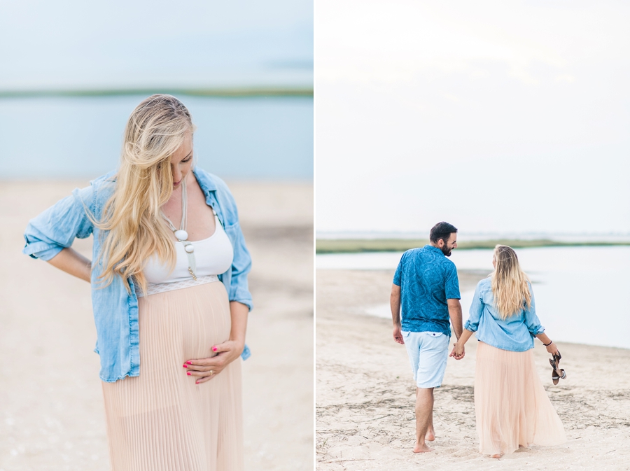 Jason and Jennifer | Chincoteague, Virginia Beach Maternity Portrait Photographer