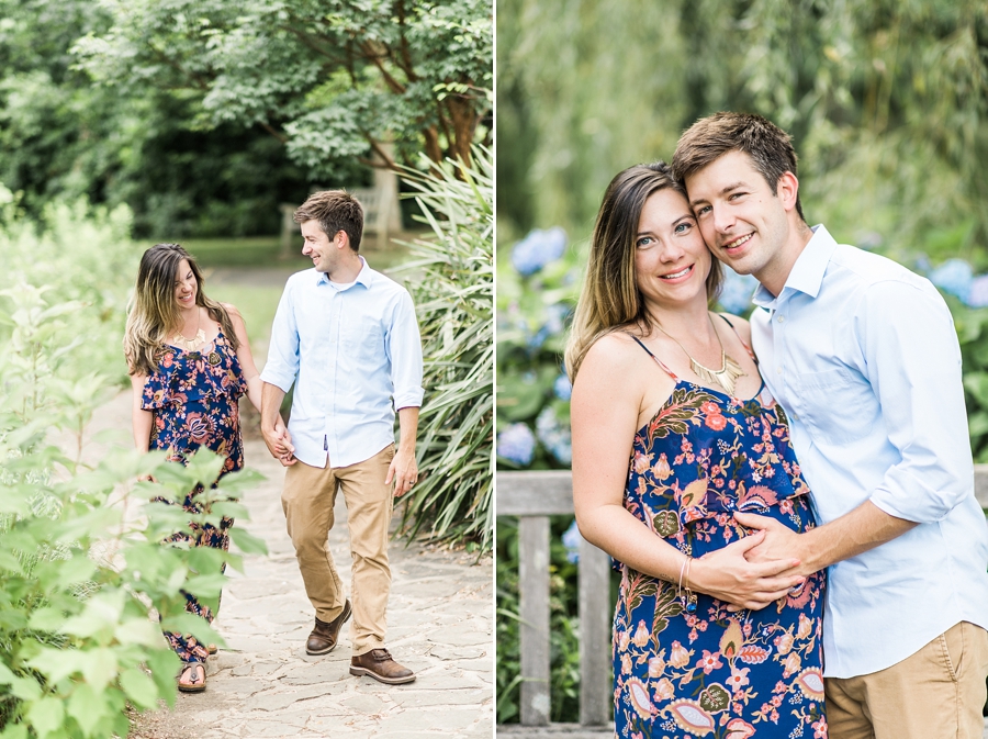 Kent & Kristen | Meadowlark Botanical Gardens, Virginia Maternity Photographer