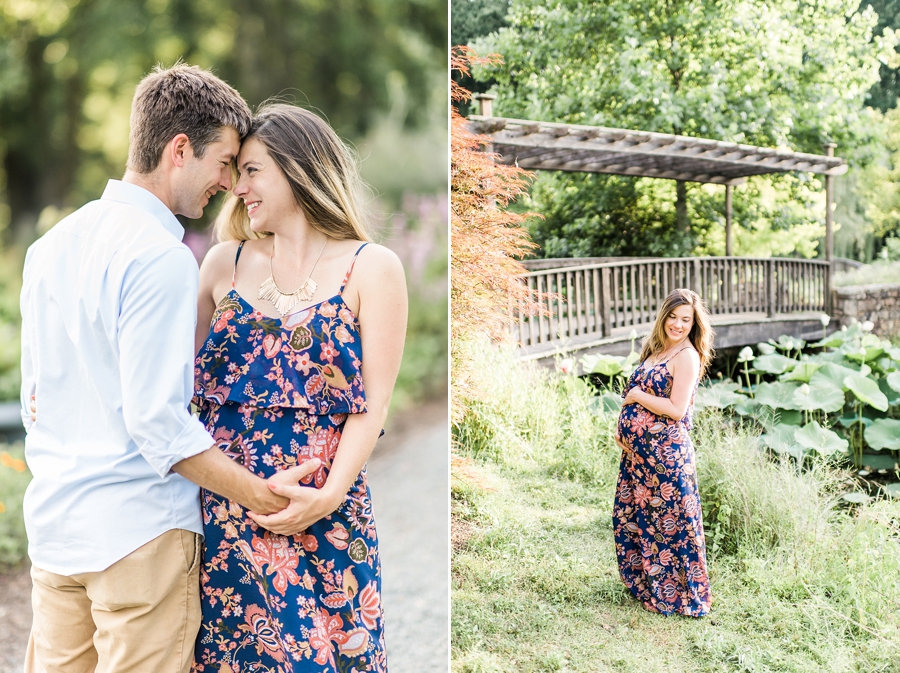 Kent & Kristen | Meadowlark Botanical Gardens, Virginia Maternity Photographer