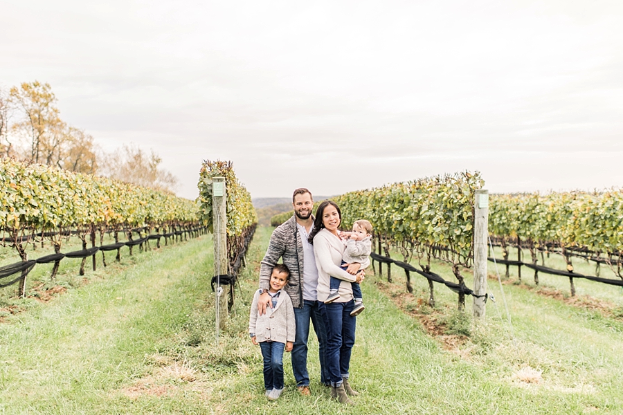 The Leonards | Stone Tower Winery, Virginia Family Portrait Photographer