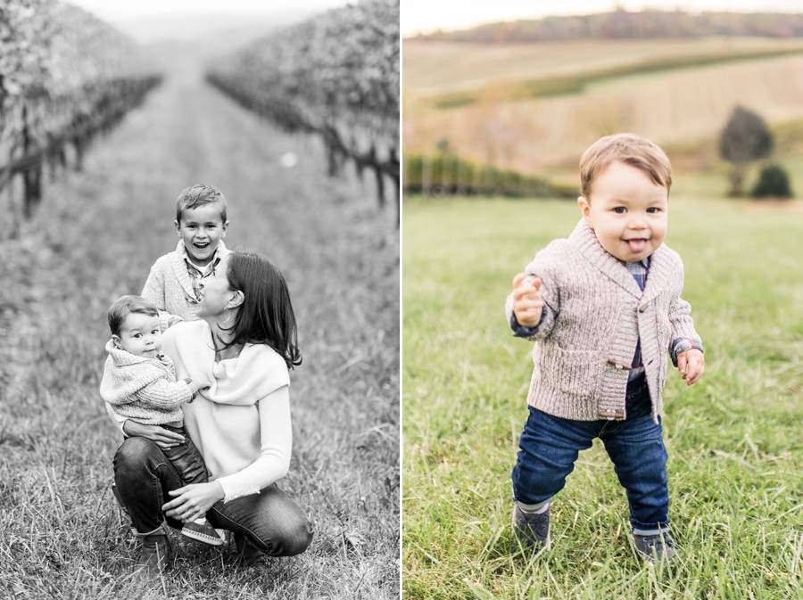 The Leonards | Stone Tower Winery, Virginia Family Portrait Photographer