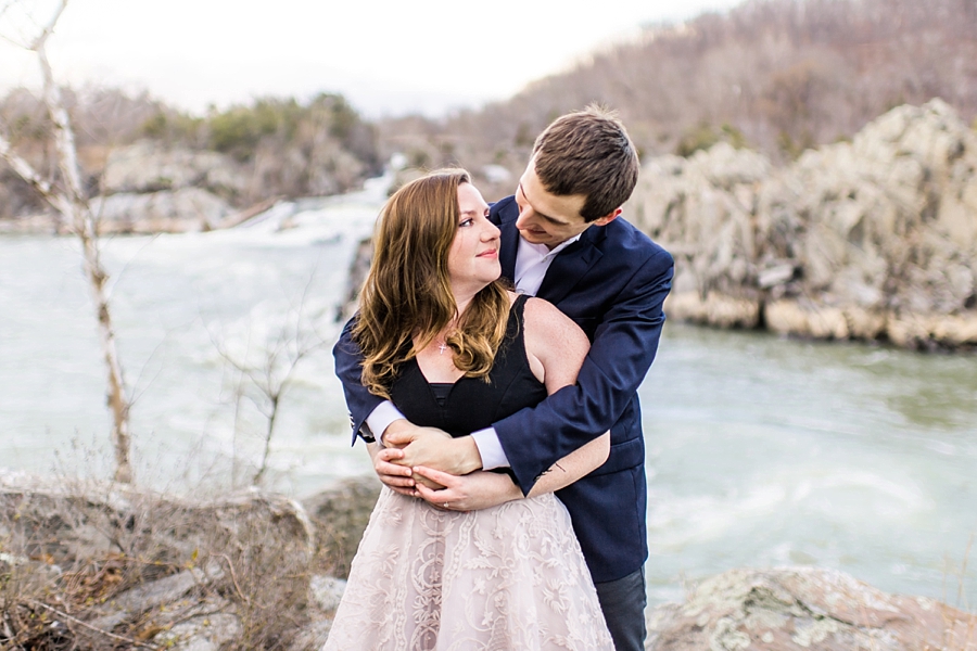 Greg & Amber | Great Falls National Park, Virginia Engagement Photographer