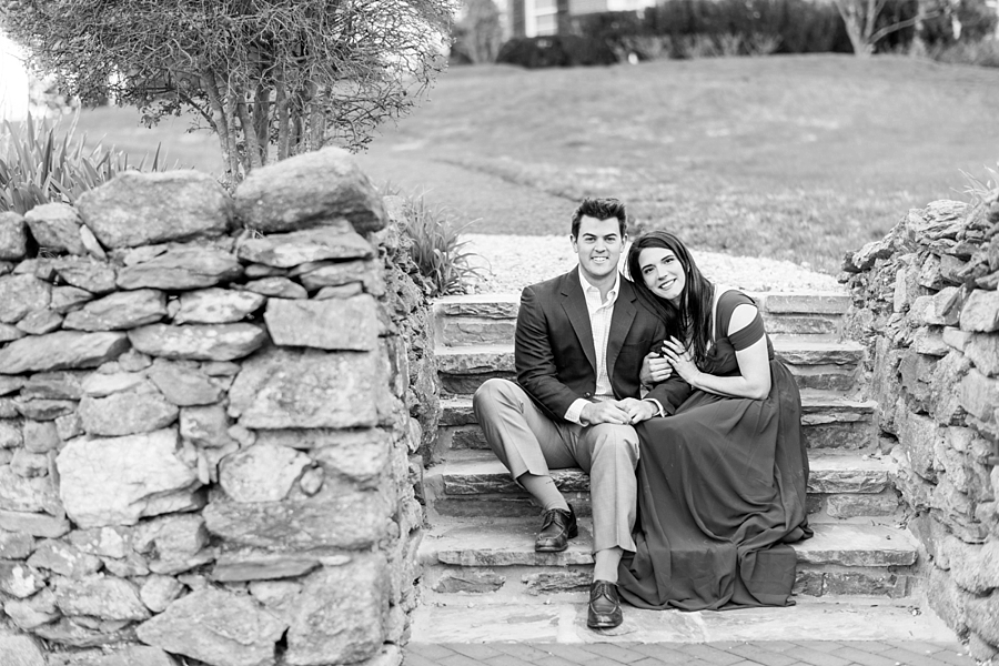 David & Lauren | Downtown Middleburg, Virginia Engagement Photographer
