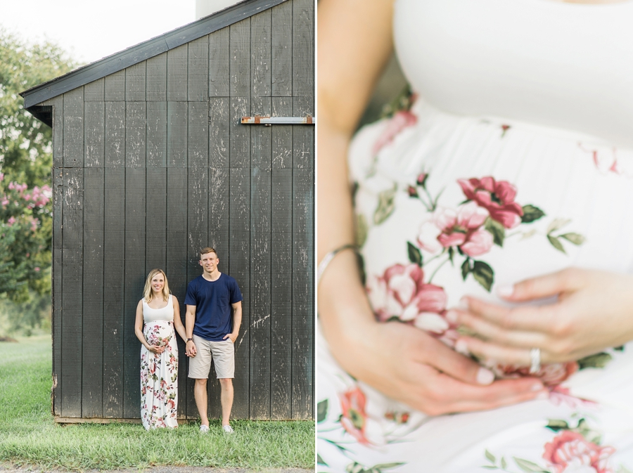Brian & Courtney | Tranquility Farm, Virginia Maternity Photographer