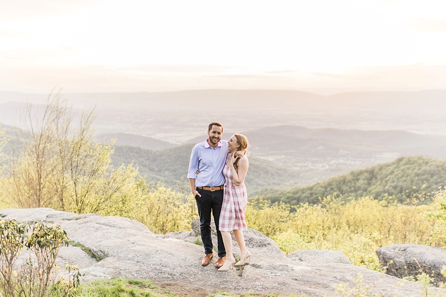 David & Megan | Skyline Drive, Virginia Engagement Photographer