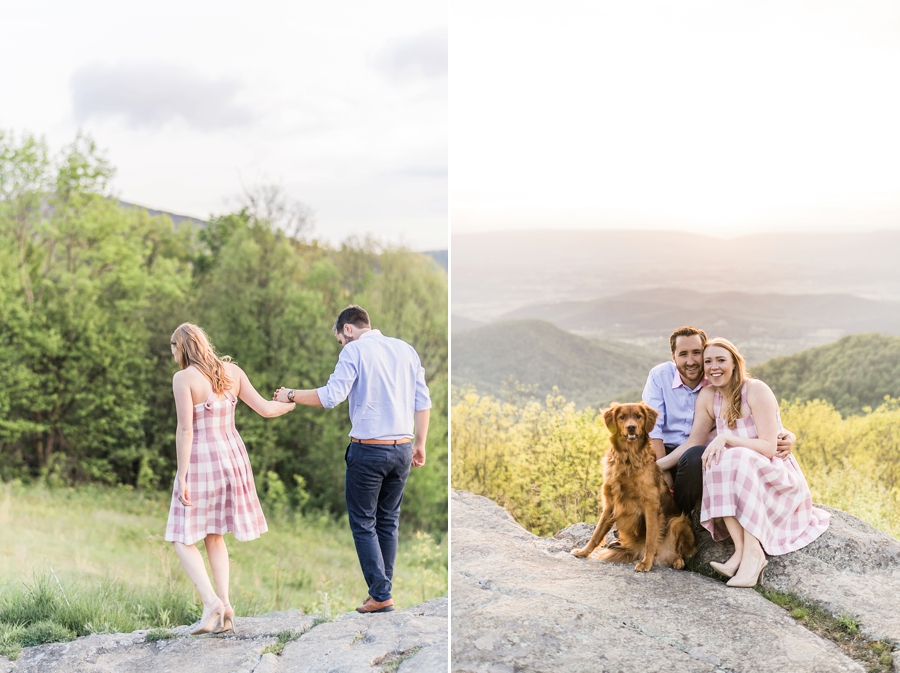 David & Megan | Skyline Drive, Virginia Engagement Photographer