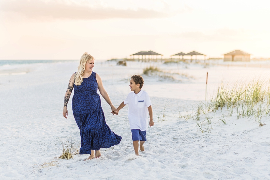 Julie & Blake | Navarre, Florida Mother + Son Beach Photographer