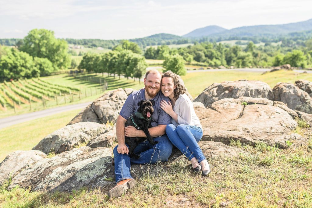 Andrew & Katie | Blue Valley Vineyard, Virginia Engagement