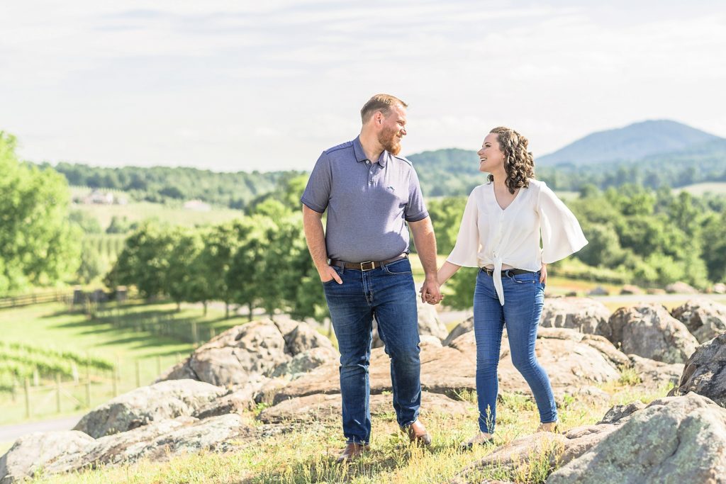 Andrew & Katie | Blue Valley Vineyard, Virginia Engagement