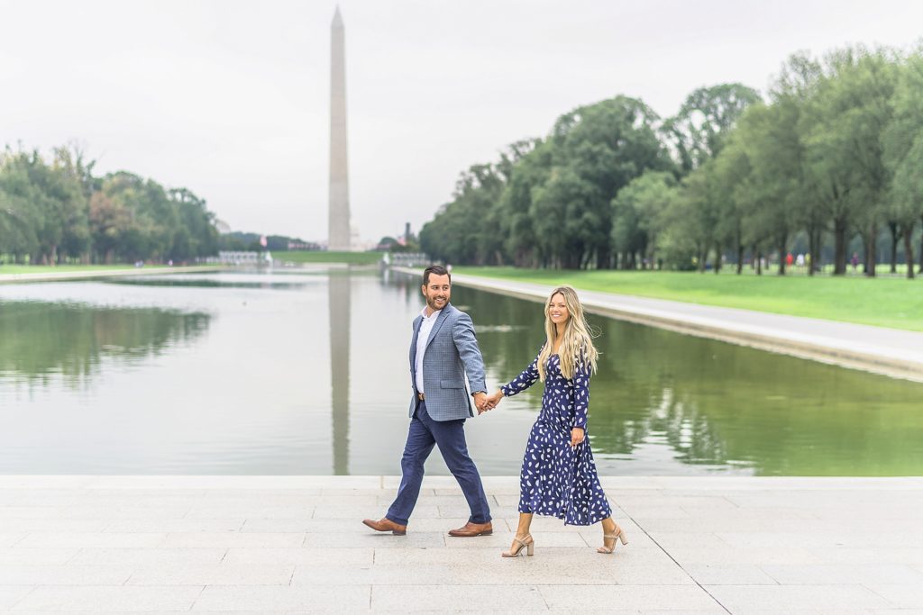 Corbin & Sara | Washington DC Monument Engagement