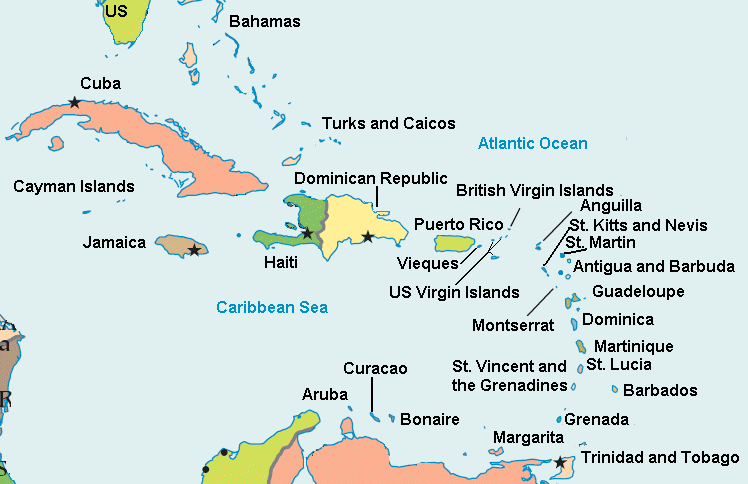 caribbean-map