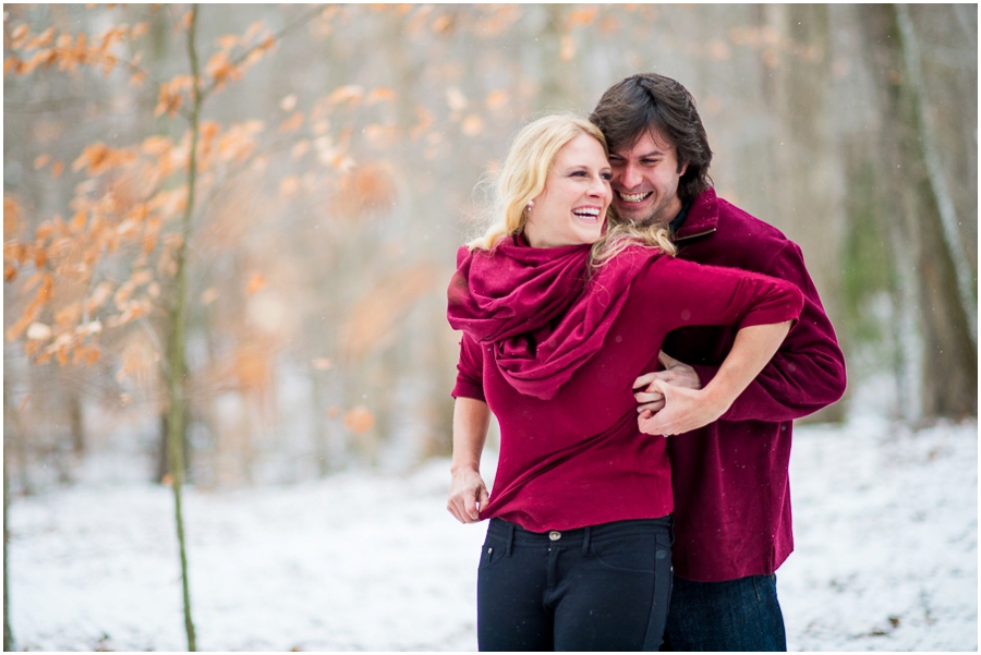 Stephanie Messick Photography | Virginia Snow Engagement Portraits