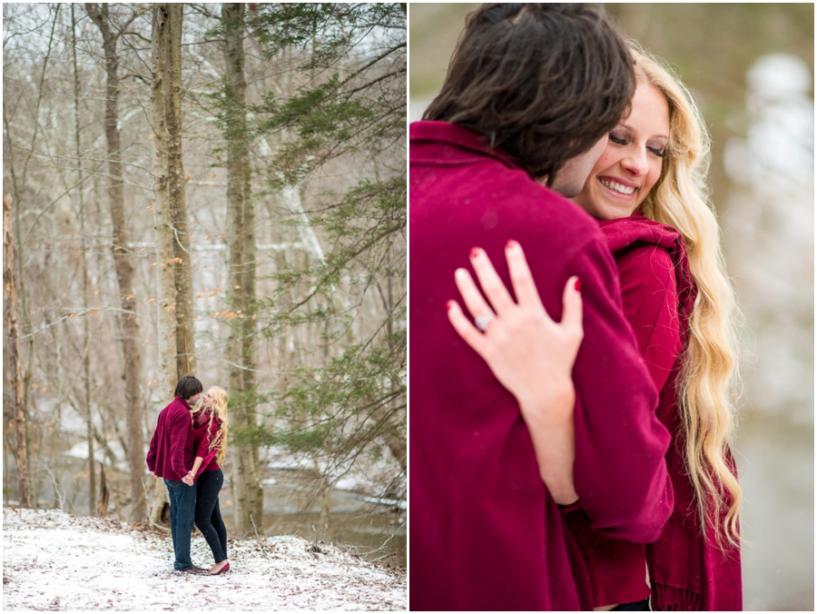 Stephanie Messick Photography | Virginia Snow Engagement Portraits