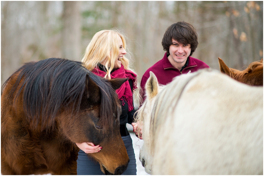 Stephanie Messick Photography | Virginia Snow Engagement Portraits