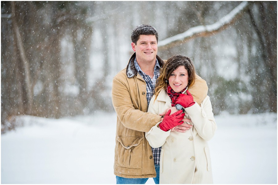 Stephanie Messick Photography | Warrenton, Virginia Snow Portraits