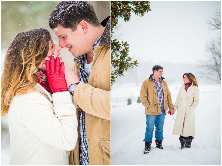 Stephanie Messick Photography | Warrenton, Virginia Snow Portraits