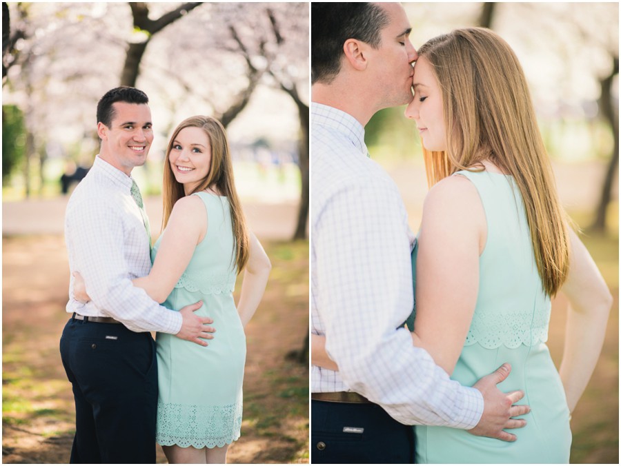 Jake & Kirsten | Cherry Blossoms, DC Engagement Photogrpaher