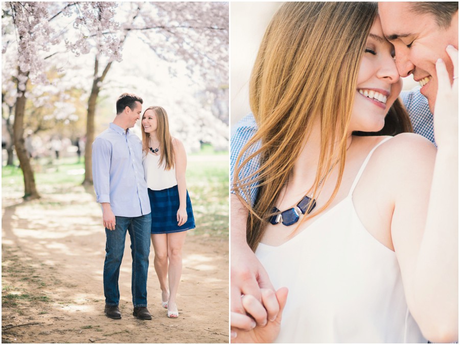 Jake & Kirsten | Cherry Blossoms, DC Engagement Photogrpaher