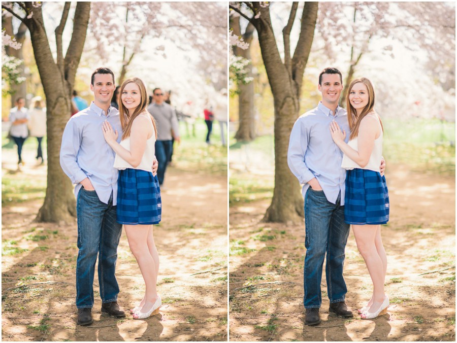 Jake & Kirsten | Cherry Blossoms, DC Engagement Photogrpaher