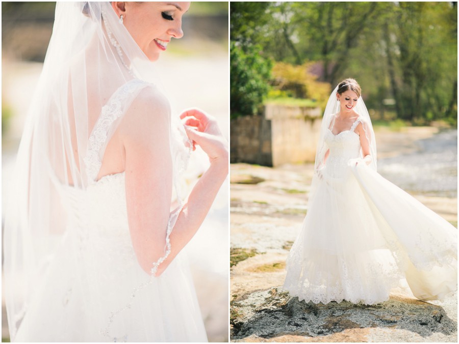 Kaitlin Bridal Portraits | The Mill at Fine Creek, Powhatan Virginia Wedding Photographer