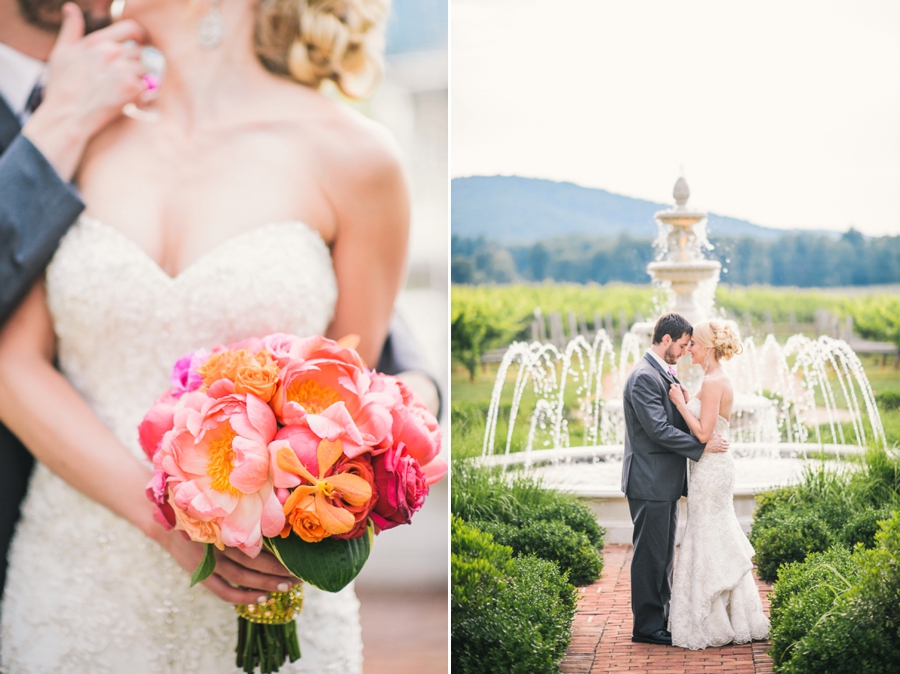 Ken & Elaine | A Fuchsia & Gold Keswick Vineyards, Virginia Wedding Photographer