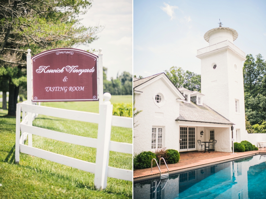 Ken & Elaine | A Fuchsia & Gold Keswick Vineyards, Virginia Wedding Photographer